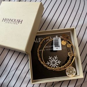 Alex and Ani Snowflake bracelets